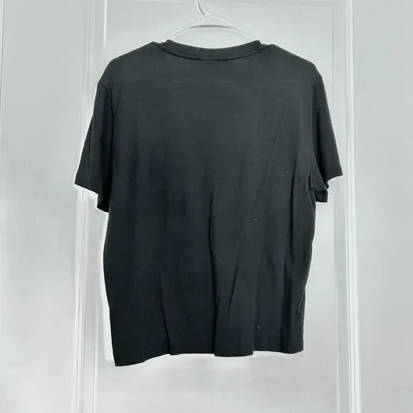Adidas (M) Black Knot-Front T-Shirt - Picture 3 of 7